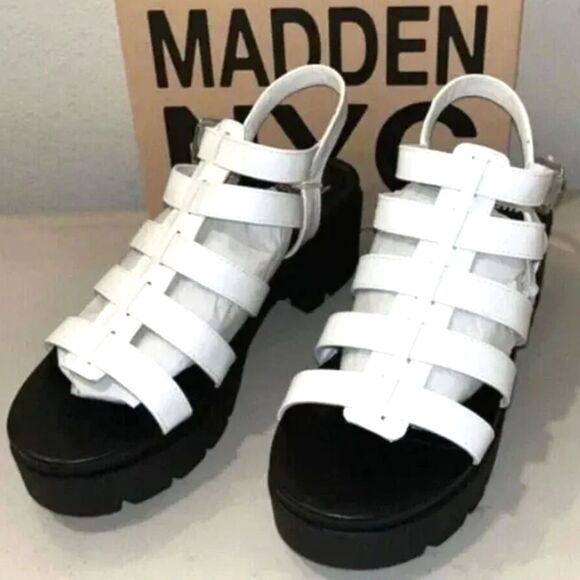 Chunky Fisherman Sandals . Size: 10 .......... Madden NYC . New in Box - Picture 1 of 7